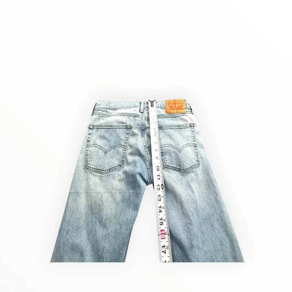 Levi's Jeans Mens 31x30 Light Wash 514 Straight Leg Denim Classic Casual‎